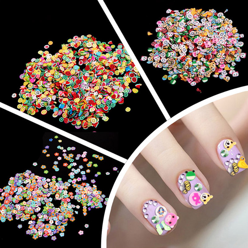 Wholesale-1000 Pieces/Bag Fimo Clay 3 Series Fruit Flowers Animals DIY 3D Nail Art Decorations Nails Art Decoration Sticker Design
Wholesale-1000 Pieces/Bag Fimo Clay 3 Series Fruit Flowers Animals DIY 3D Nail Art Decorations Nails Art Decoration Sticker Design