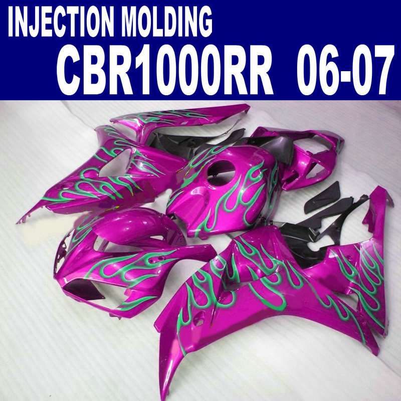 Injection molding plastic fairing kit for HONDA fairings CBR1000RR 2006 2007 green flames in red aftermarket set CBR 1000 RR 06 07 AQ93, Same as the picture shows
Injection molding plastic fairing kit for HONDA fairings CBR1000RR 2006 2007 green flames in red aftermarket set CBR 1000 RR 06 07 AQ93, Same as the picture shows
