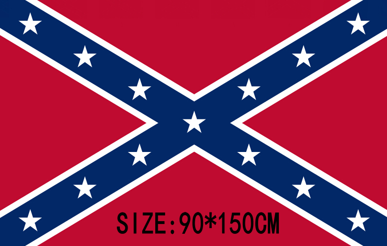 Confederate Rebel Civil War Flag Confederate Flag Confederate Battle Flags Two Sides Printed Flag National Polyester Flags 90x150cm
Confederate Rebel Civil War Flag Confederate Flag Confederate Battle Flags Two Sides Printed Flag National Polyester Flags 90x150cm