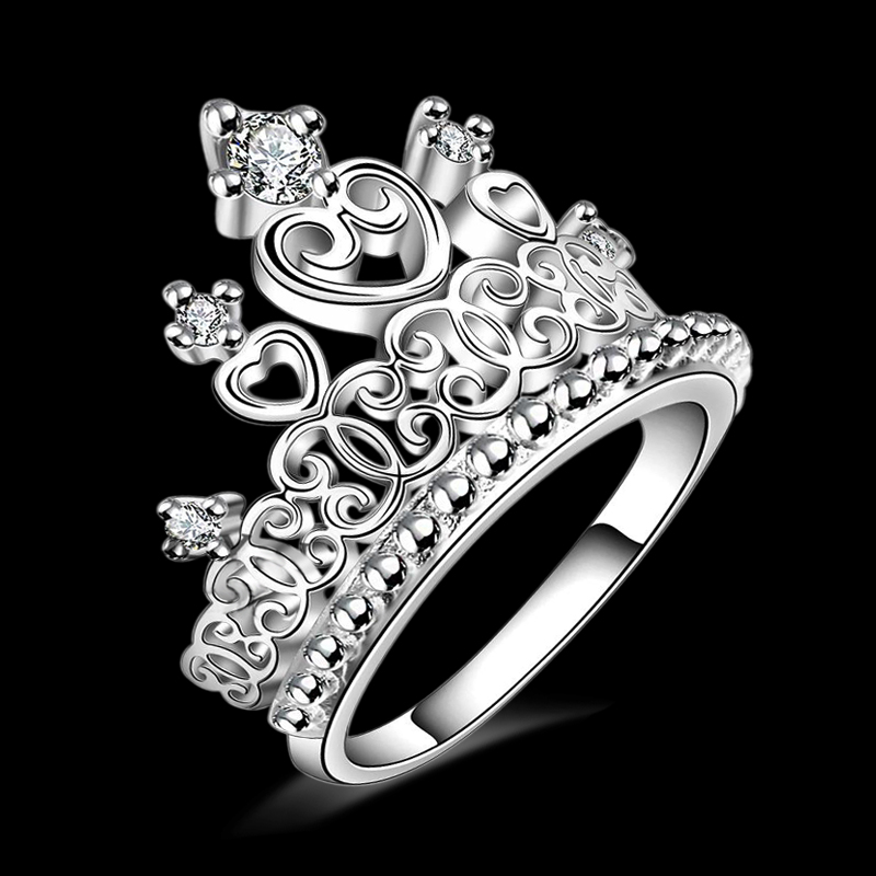 Free Shipping New 925 Sterling Silver fashion jewelry High - grade Crown Princess temperament rings hot sell girl gift 1745
Free Shipping New 925 Sterling Silver fashion jewelry High - grade Crown Princess temperament rings hot sell girl gift 1745