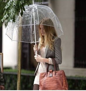 100pcs 34" Big Clear Cute Bubble Deep Dome Umbrellas Transparent Umbrella Clear parasols