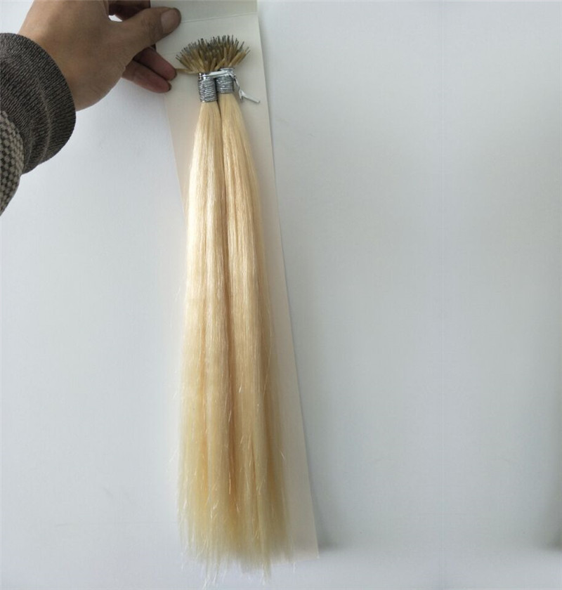 10A--Double Drawn DHL Free shipping Brazilian remy Hair Color 613# Nano ring Hair extensions with 0.8g/s&125s/Lot
10A--Double Drawn DHL Free shipping Brazilian remy Hair Color 613# Nano ring Hair extensions with 0.8g/s&125s/Lot