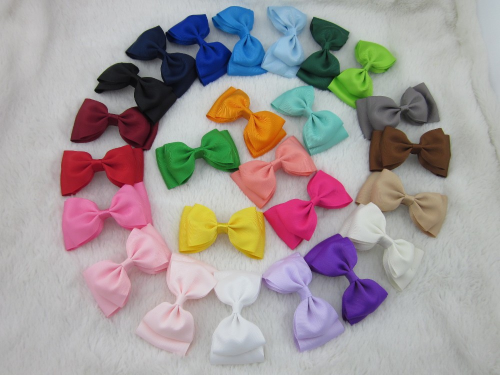 25colors/25pcs 4&quot;high quality ribbon bow boutique baby girl ribbon hair bows WITH CLIP hair accessories от DHgate WW