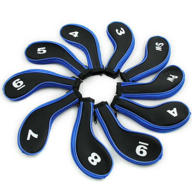 GOLF 10pcs / Set Neoprene Golf Club Iron cover with Zipper Long Neck headcover with unmber FOR GOLF Iron club wedge
GOLF 10pcs / Set Neoprene Golf Club Iron cover with Zipper Long Neck headcover with unmber FOR GOLF Iron club wedge