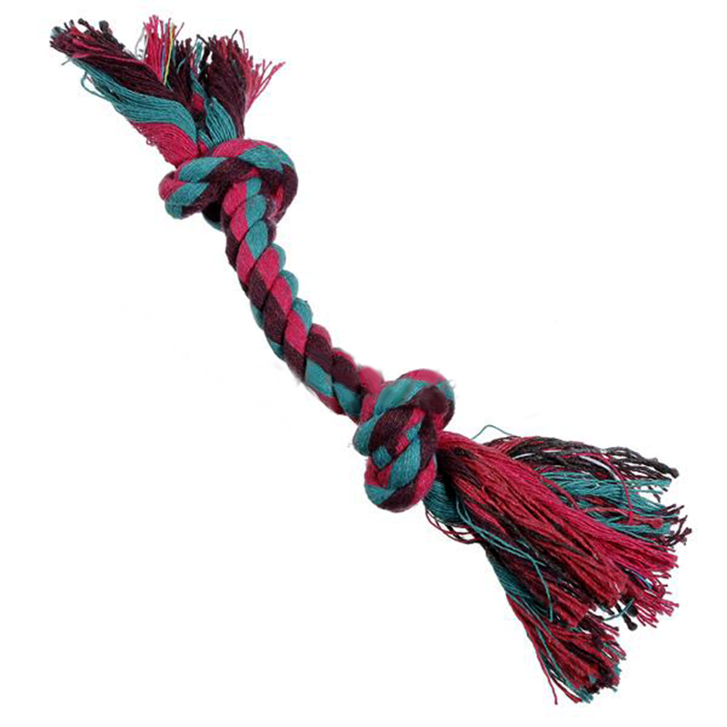 Pets dogs pet supplies Pet Dog Puppy Cotton Chew Knot Toy Durable Braided Bone Rope 16CM Funny Tool XMHM072