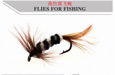 96PCS Flies for Fishing Mixed Fly Fishing bait Feather hook Bionic bait variety of colors Fishing necessary High quality