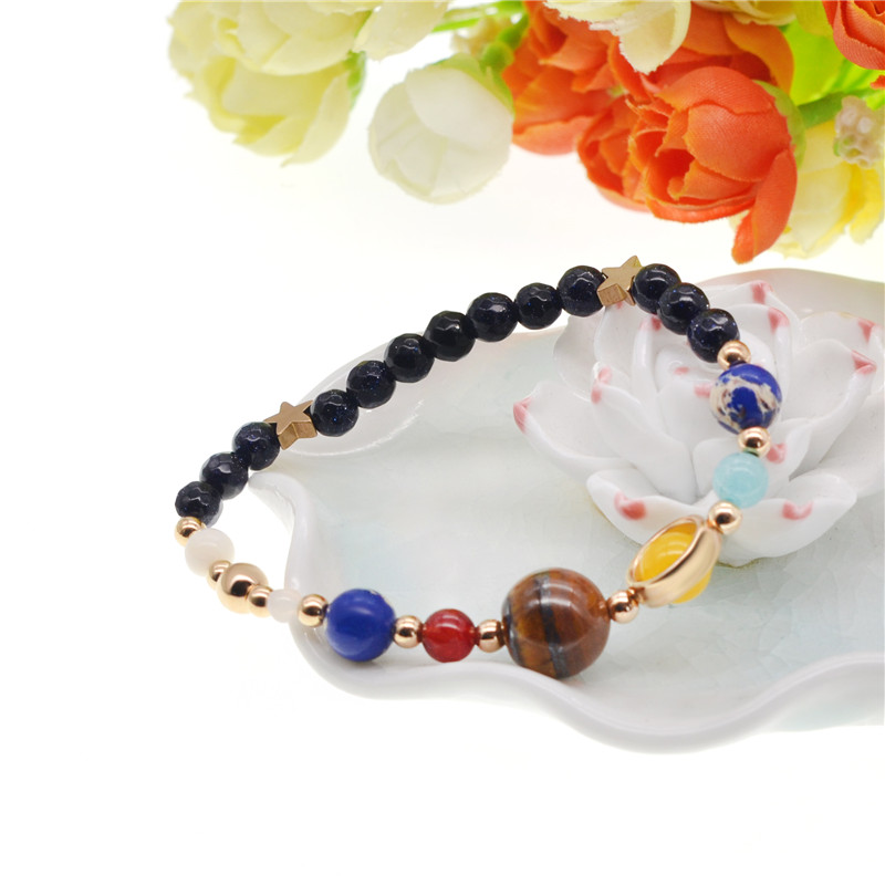 Universe Galaxy the Eight Planets in the Solar System Guardian Star Natural Stone Beads Bracelet Bangle for Women & Men Gift
Universe Galaxy the Eight Planets in the Solar System Guardian Star Natural Stone Beads Bracelet Bangle for Women & Men Gift