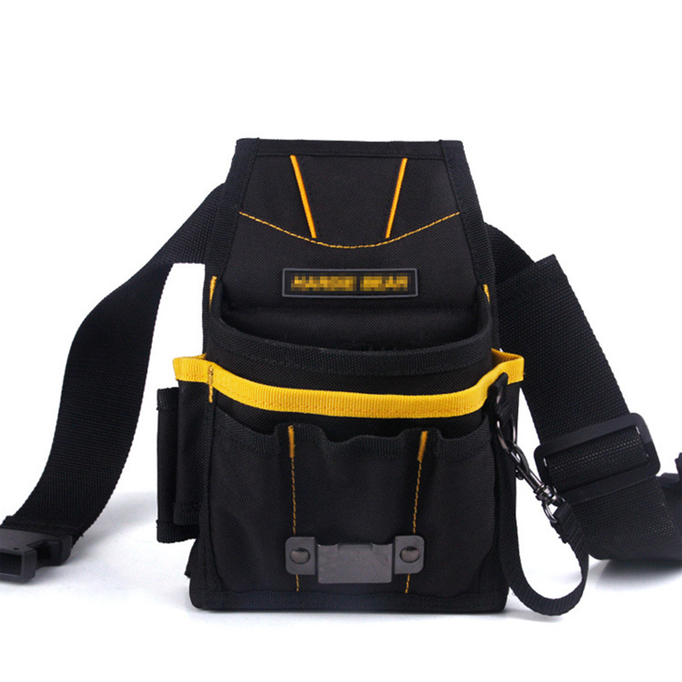 Compact Oxford Fabric Belt-Waisted Tool Holder Pouch - Weather Resistant Multipurpose Organizer for Automotive Use MO-304