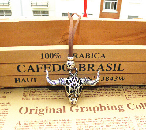 New!! Vintage Tibetan Silver Charm Necklaces Angel Wings Heart Pendant Necklace Love Leather Cord Gift Women's Jewelry 24pcs