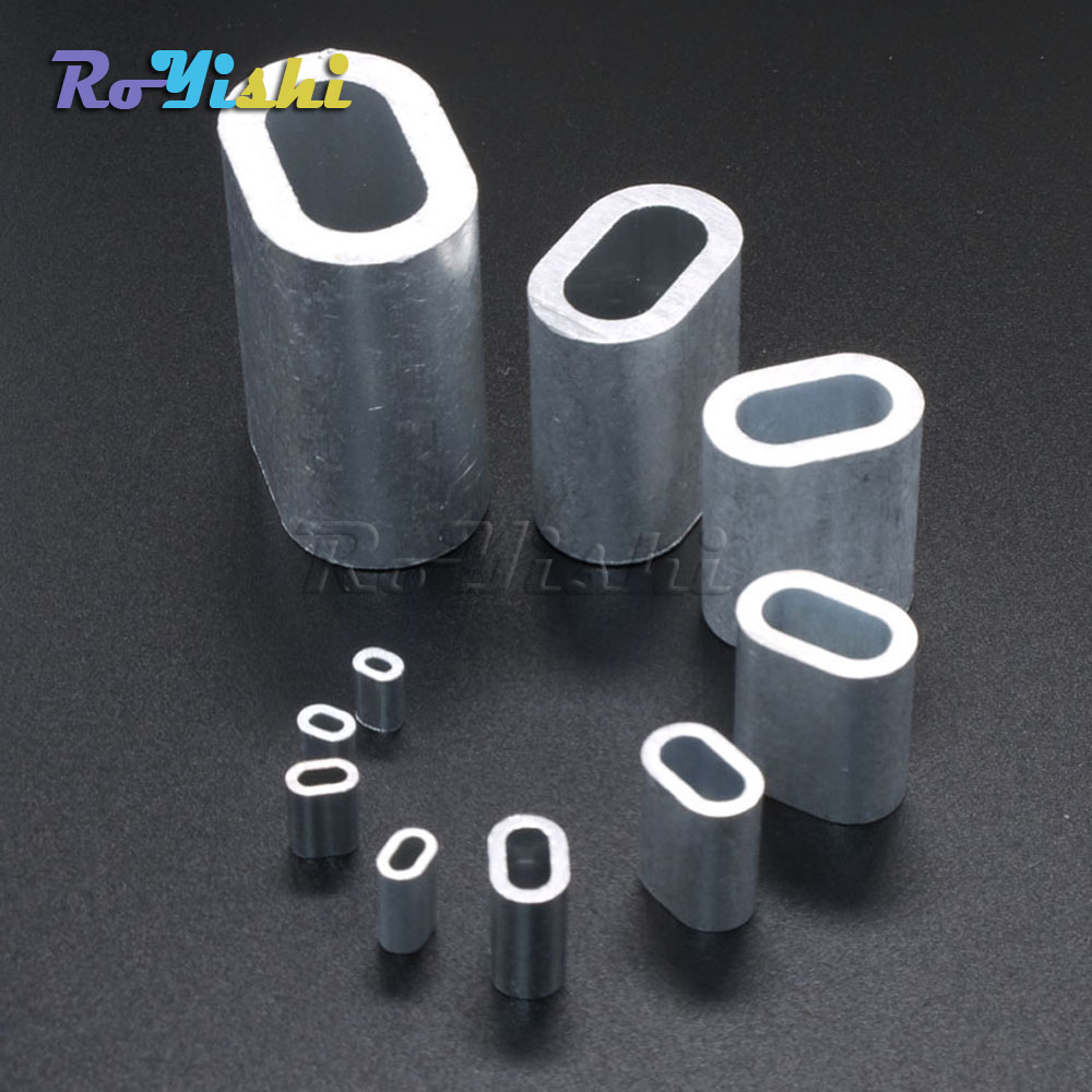 100pcs/lot Aluminum Cable Crimp Sleeve Cable Ferrule Stop for Snare Wire Rope Clip Swage Trap Barrel Fitting
100pcs/lot Aluminum Cable Crimp Sleeve Cable Ferrule Stop for Snare Wire Rope Clip Swage Trap Barrel Fitting