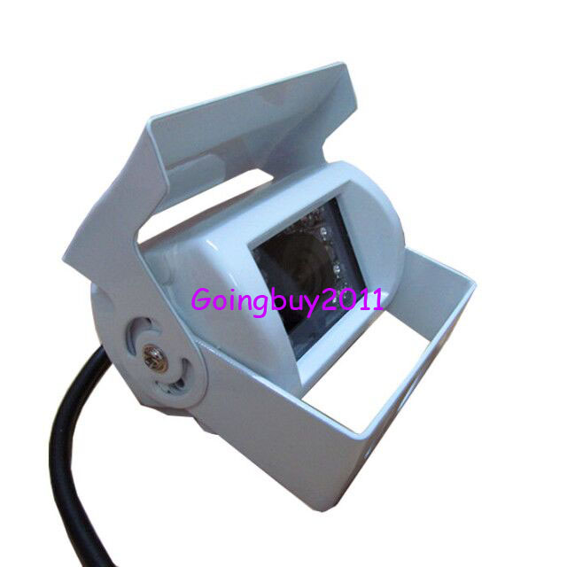 White 18 LED IR Reversing Camera Waterproof + 9" LCD Monitor Car Rear View Kit for Bus Truck 10m cable