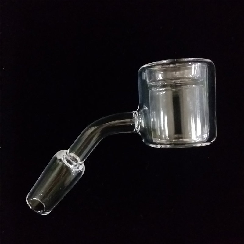 Hot Moq 1 Piece 100% Real Quartz Banger Nail Male Female 14mm Joint 45 Degree 2mm Thick OD 28mm Double Tube For Bongs
Hot Moq 1 Piece 100% Real Quartz Banger Nail Male Female 14mm Joint 45 Degree 2mm Thick OD 28mm Double Tube For Bongs