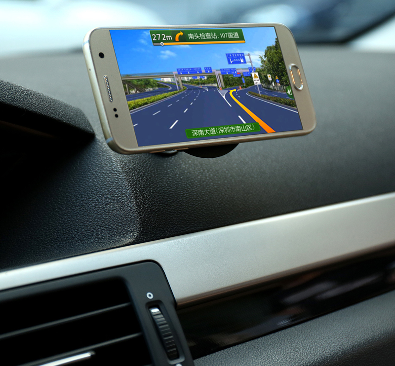 360 Degree Rotating Qi Wireless Car Charger Charging Magnetic Mobile Phone Stand Holder for iPhone X 8 7 6s Plus Samsung S7 S8