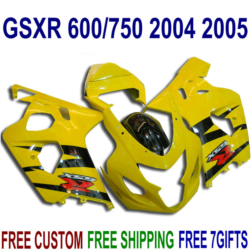 High quality bodywork set for SUZUKI GSXR600 GSXR750 04 05 fairings K4 GSX-R600/750 2004 2005 yellow black fairing kit QE6, Same as the picture shows
High quality bodywork set for SUZUKI GSXR600 GSXR750 04 05 fairings K4 GSX-R600/750 2004 2005 yellow black fairing kit QE6, Same as the picture shows