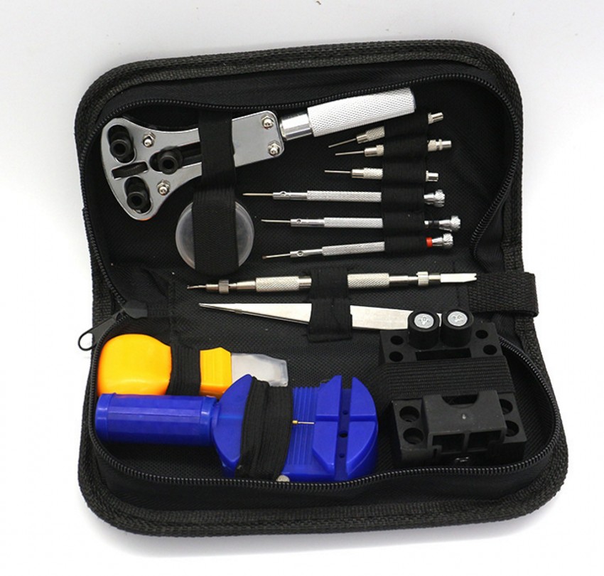 13 pin 1 set of decorate table tools 1 watch repair kit kit strap machine dismantle bottom, free shipping
13 pin 1 set of decorate table tools 1 watch repair kit kit strap machine dismantle bottom, free shipping
