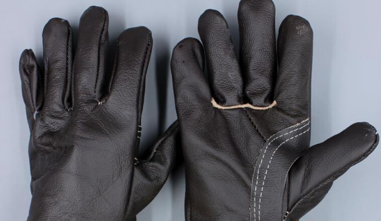 high quality leather welding gloves wear protective gloves for industrial welding works