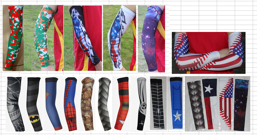 for mike 2017 new digital camo Coolers, Arm Cooling Arm Sleeves, Available in black&blue&white color DHL FREE SHIPPING