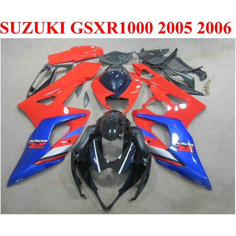 ABS motorcycle fairings for SUZUKI GSXR1000 05 06 body kits K5 K6 GSXR 1000 2005 2006 black blue red fairing kit EF85, Same as the picture shows
ABS motorcycle fairings for SUZUKI GSXR1000 05 06 body kits K5 K6 GSXR 1000 2005 2006 black blue red fairing kit EF85, Same as the picture shows