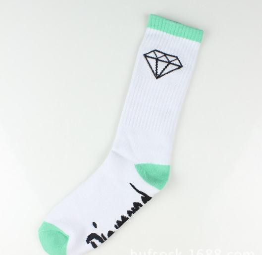 DIAMOND terry socks thicken stockings Athletic men women basketball football skateboard sports cotton high help sock drop shipping 20pcs