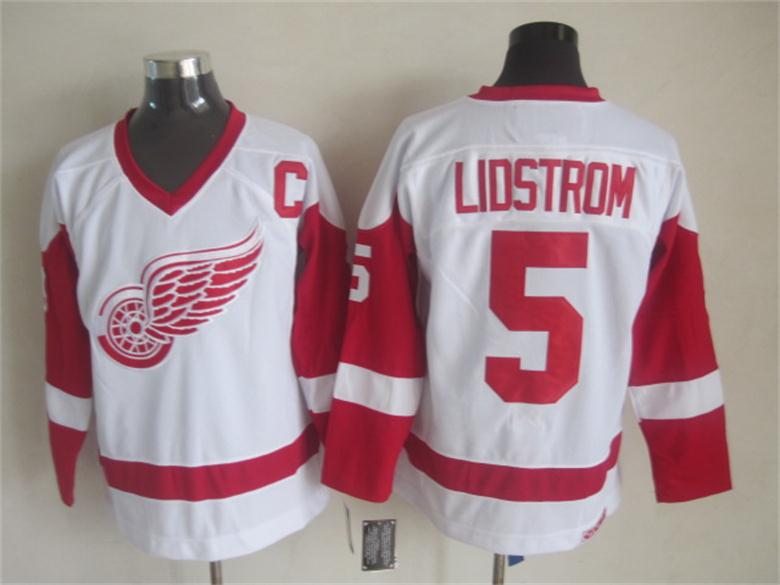 Top Quality ! Men Detroit Red Wings Ice Hockey Jerseys Cheap 5 Nicklas Lidstrom Authentic Retro Vintage CCM Stitched Jerseys Mix Order, White
Top Quality ! Men Detroit Red Wings Ice Hockey Jerseys Cheap 5 Nicklas Lidstrom Authentic Retro Vintage CCM Stitched Jerseys Mix Order, White