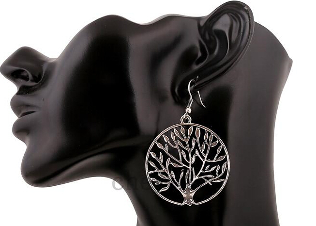 400pcslot antique bronze round life tree charm DIY ZAKKA retro jewelry accessories alloy metal pendant 4888w1960908