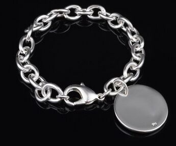 Free Shipping with tracking number Top Sale 925 Silver Bracelet Europe licensing round Bracelet Silver Jewelry 20Pcs/lot cheap 1772