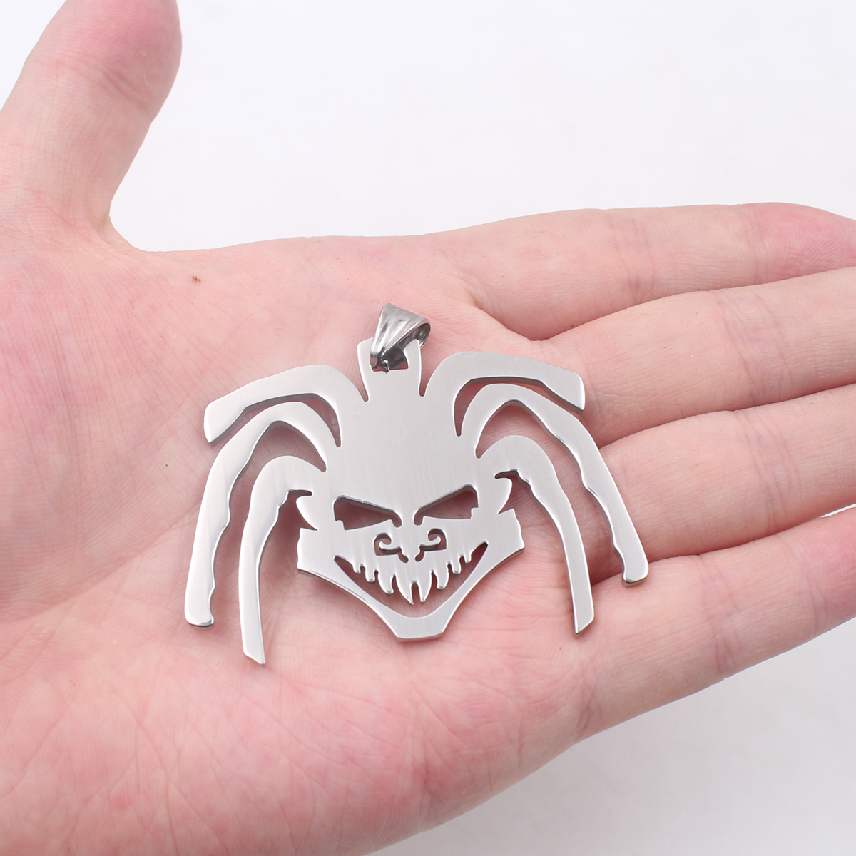 Free shipping NEW Jewelry Men's Twiztid ICP silver Style Skull charms stainless steel pandent necklace with 30 inch ball chain