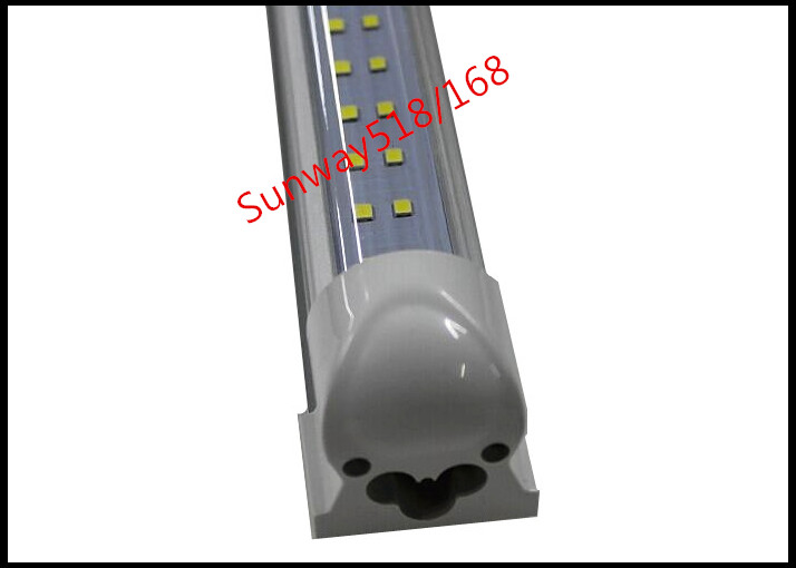 t8 integrated led tube 72W 8ft FA8 Single Pin G13 R17D Double Sides smd2835 384PCS Led Light Tubes 8 foot AC85-265V UL DLC
