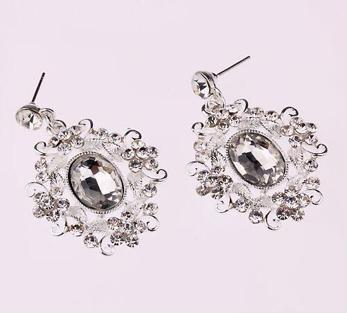 Bridal Accessories Tiaras Earrings Accessories Wedding Jewelry Sets cheap price fashion style bride hair dress HK82