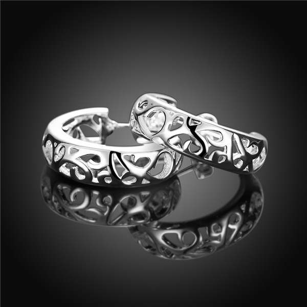 Brand new sterling silver plated Pierced earrings semicircle DFMSE630,women's 925 silver Dangle Chandelier earrings 10 pair a lot 
Brand new sterling silver plated Pierced earrings semicircle DFMSE630,women's 925 silver Dangle Chandelier earrings 10 pair a lot