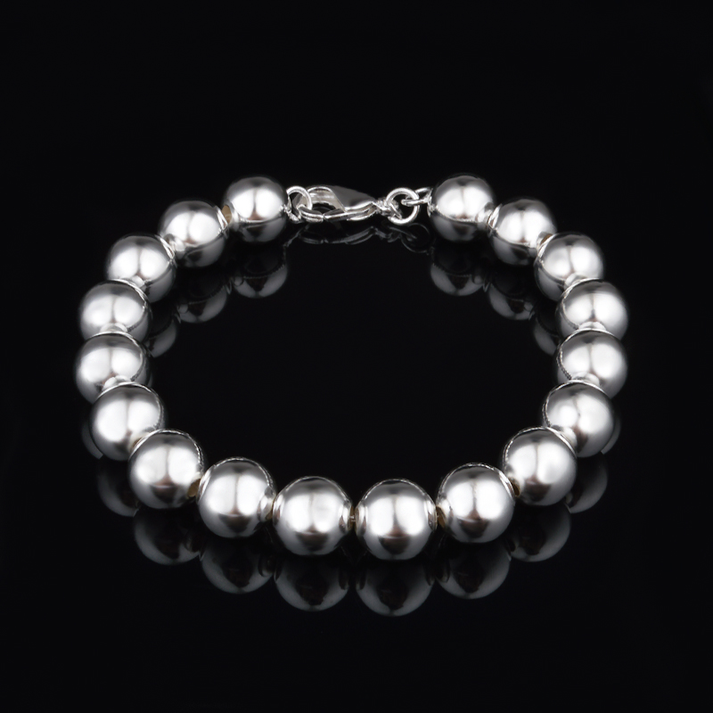 Free Shipping with tracking number Top Sale 925 Silver Bracelet 10M hollow beads Bracelet Silver Jewelry 20Pcs/lot cheap 1559