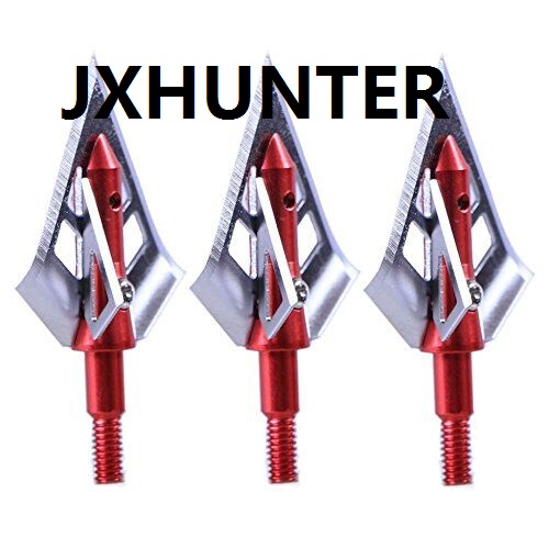 6 pieces Red Fighter 4 Blades 100 grain arrow points tips broadheads for compound bow hunting
6 pieces Red Fighter 4 Blades 100 grain arrow points tips broadheads for compound bow hunting