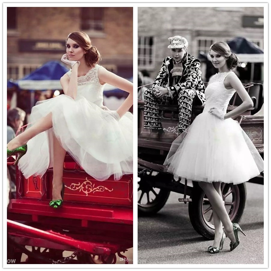 Cheap Country Knee Length Wedding Dress Sheer Neck Lace Beach Wedding Dresses Noble Tulle Short Wedding Dresses Plus Petite Berta Bridal, White
Cheap Country Knee Length Wedding Dress Sheer Neck Lace Beach Wedding Dresses Noble Tulle Short Wedding Dresses Plus Petite Berta Bridal, White