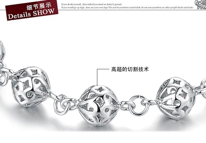 Free Shipping with tracking number Top Sale 925 Silver Bracelet Sweet thread Bracelet Silver Jewelry 20Pcs/lot 1507