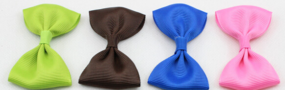 7cm*4cm mini Ribbon Hair Bow with Clip for Girl and Woman Hair Accessories Boutique Ribbon Bows Clip Hairpins for Kid 60pcs,
