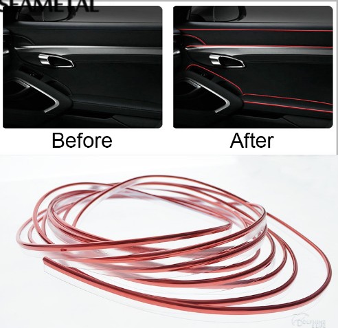5M Car Interior Moulding Strips Decoration Line Door Dashboard Air Vent Steering-wheel Flexible In Car-styling Auto Accessories
5M Car Interior Moulding Strips Decoration Line Door Dashboard Air Vent Steering-wheel Flexible In Car-styling Auto Accessories