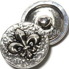NSB1327 Hot Sale Snap Jewelry Button For Bracelet Necklace Fashion DIY Jewelry Flower Snaps Fleur De Lis Flower Buttons
NSB1327 Hot Sale Snap Jewelry Button For Bracelet Necklace Fashion DIY Jewelry Flower Snaps Fleur De Lis Flower Buttons