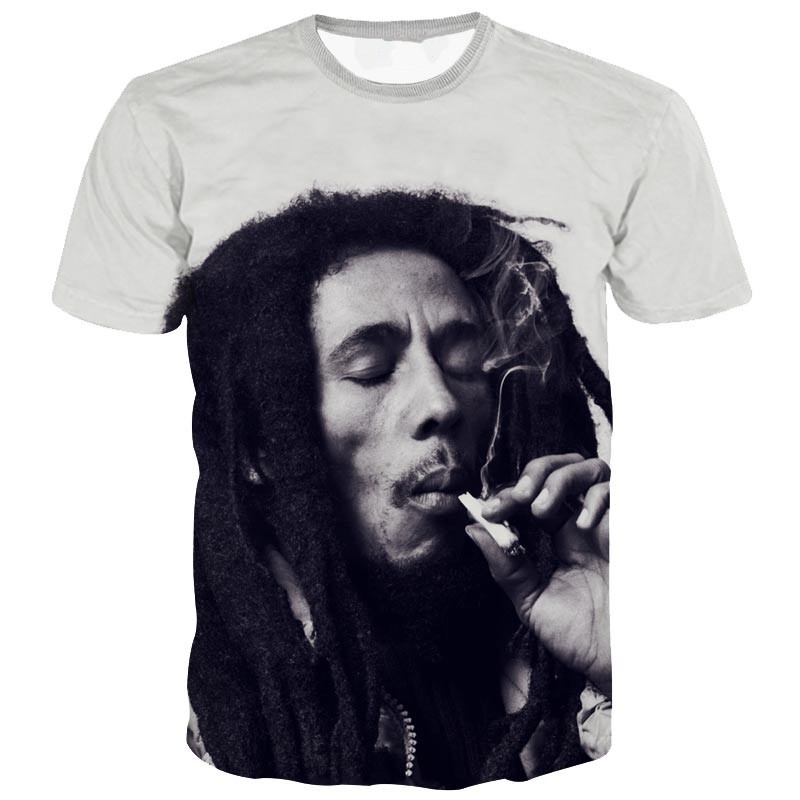 2016 Fashion T-shirt Men Tees Print Bob Marley T-shirt 3D Brand Unicorn Summer Tops Tees Hip Hop T Shirt Men Shirts Plus Size, White;black
2016 Fashion T-shirt Men Tees Print Bob Marley T-shirt 3D Brand Unicorn Summer Tops Tees Hip Hop T Shirt Men Shirts Plus Size, White;black