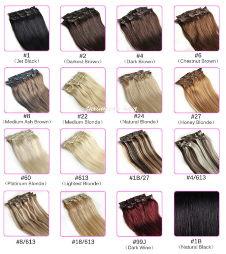 7A - 120g/pc 8pc/set 100% real human hair/brazilian hair clips in extensions real straight full head high quality, 1b# natural color
7A - 120g/pc 8pc/set 100% real human hair/brazilian hair clips in extensions real straight full head high quality, 1b# natural color