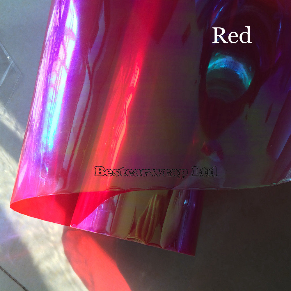 12 Roll / lot Chameleon Headlight Film Tint Taillight / Motorbike Headlight Rear Lamp Tint Tinting Film Size 0.3x10m/ Roll