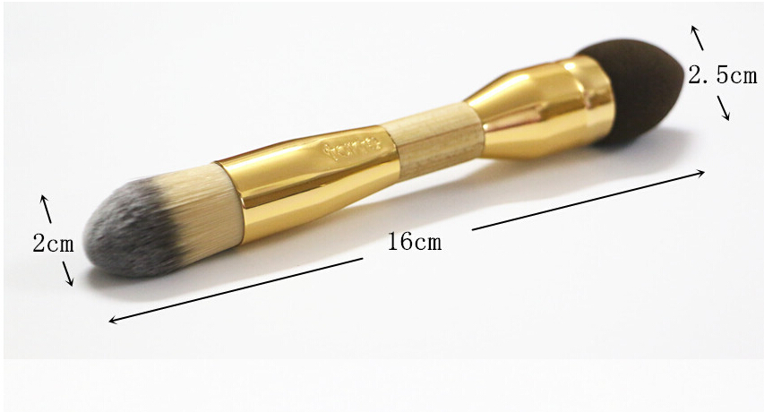 Double-ended Camouflage Brush Synthetic Hair Makeup Brushes Sponge Powder Puff Kit Pinceis Maquiagem for Beauty