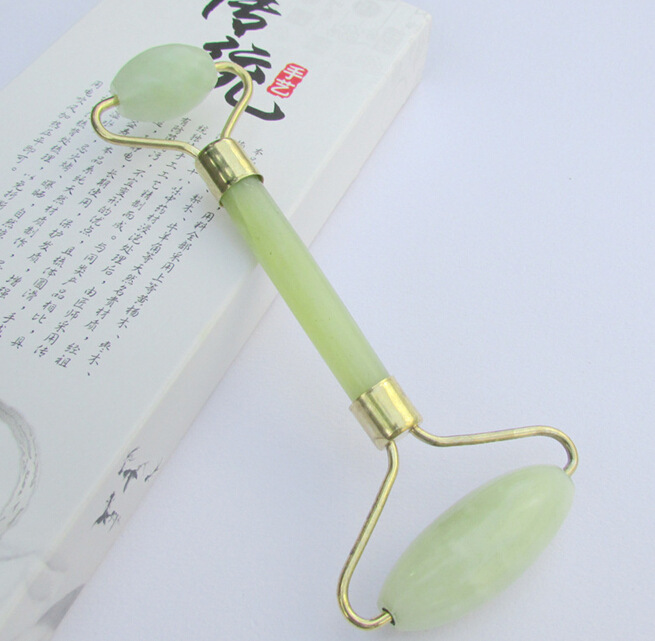 Practical Women/Lady Facial Relaxation Slimming Tool Jade Roller Massager For Face Body Head Neck Foot jade massage stone