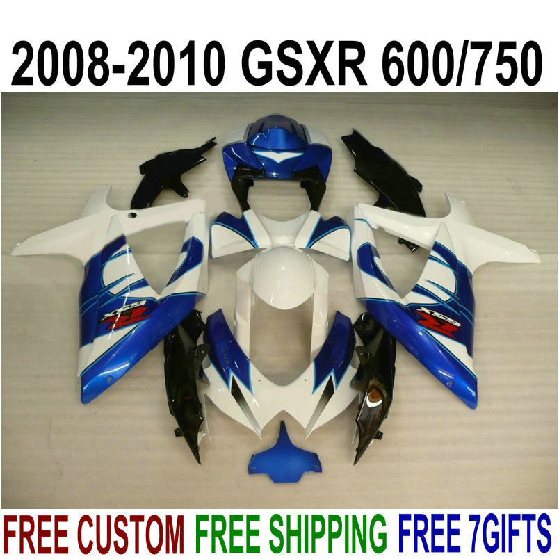 Hot sale fairing kit for SUZUKI GSXR750 GSXR600 2008 2009 2010 K8 K9 GSX-R600/750 08-10 white blue Corona customize fairings set R47P, Same as the picture shows
Hot sale fairing kit for SUZUKI GSXR750 GSXR600 2008 2009 2010 K8 K9 GSX-R600/750 08-10 white blue Corona customize fairings set R47P, Same as the picture shows