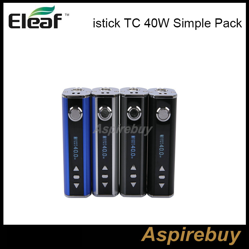 100% Original iStick TC40W Box Mod E Cigarette 2600mAh iStick TC 40W Variable Wattage Temperature Control Mod Battery Only
100% Original iStick TC40W Box Mod E Cigarette 2600mAh iStick TC 40W Variable Wattage Temperature Control Mod Battery Only