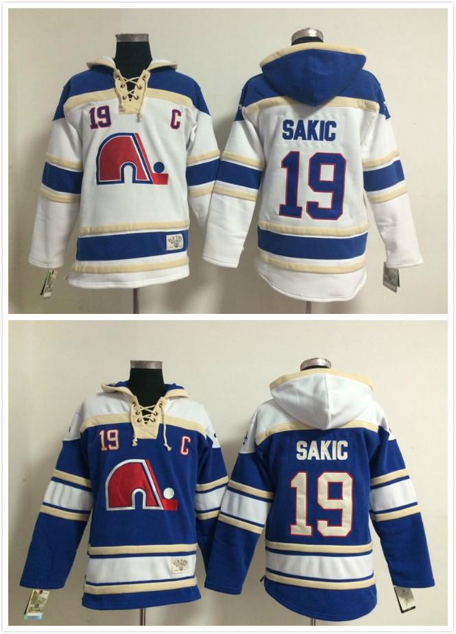 2016 New, Men #19 Joe Sakic Old Time Quebec Nordiques Ice Hockey Hoodies Sweatshirt Jerseys, Stitched sewn Numbering Lettering, Black;red
2016 New, Men #19 Joe Sakic Old Time Quebec Nordiques Ice Hockey Hoodies Sweatshirt Jerseys, Stitched sewn Numbering Lettering, Black;red