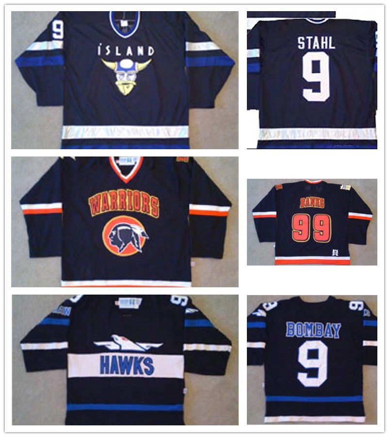 Mens Womens Kids Movie Worn The Mighty Ducks 1973 Hawks 9 Gunner Stahl 9 Gordon Bombay 99 Adam BanksIce Hockey Blue Jerseys S-6XL, Black;red
Mens Womens Kids Movie Worn The Mighty Ducks 1973 Hawks 9 Gunner Stahl 9 Gordon Bombay 99 Adam BanksIce Hockey Blue Jerseys S-6XL, Black;red
