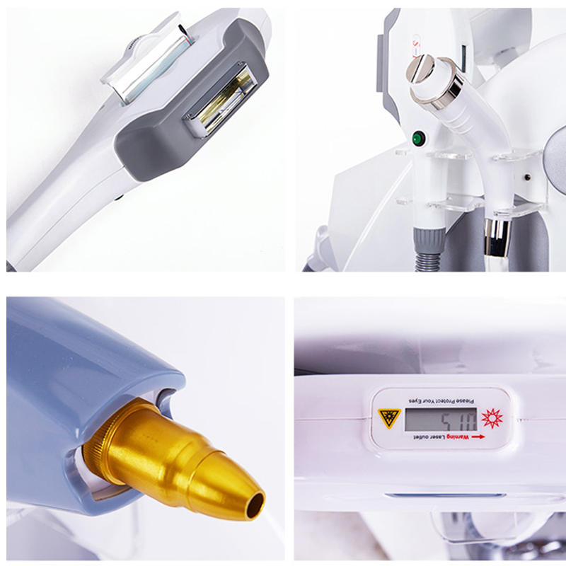 Multifunction OPT Elight Hair Removal IPL Skin Rejuvenation Nd Yag Laser Tattoo Removal Treatment RF Lifting Machine