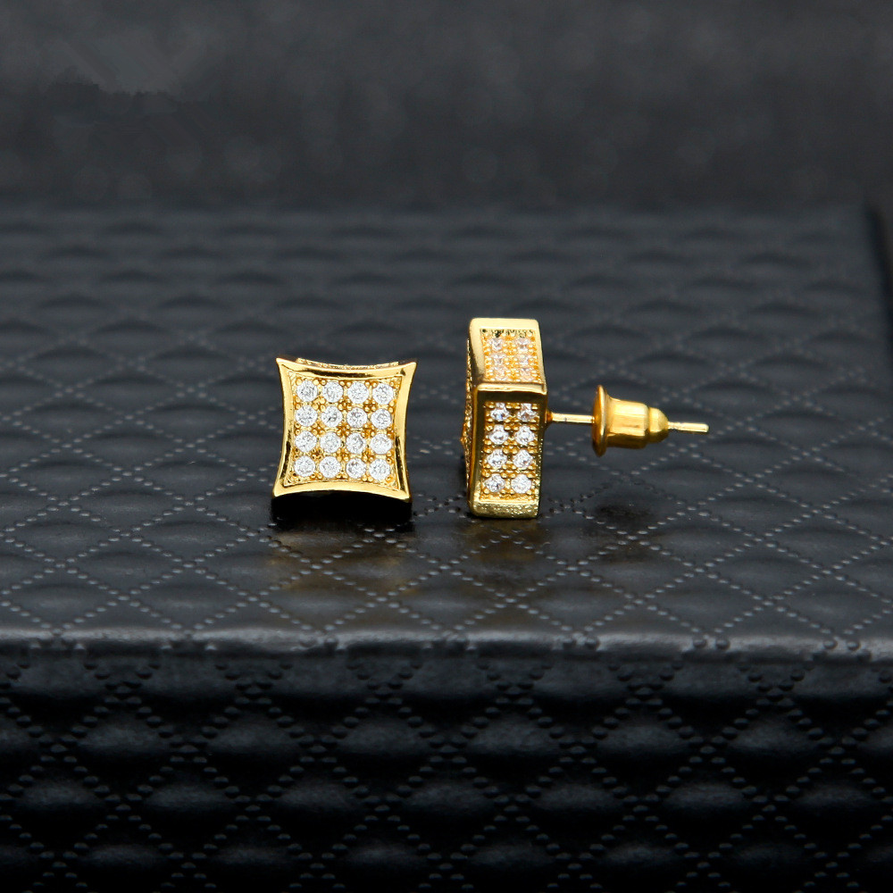 Fashion Square Stud Earrings for Women Classic Sparkling Cubic Zircon Paved Setting Boucles d'oreilles brincos Wholesale
Fashion Square Stud Earrings for Women Classic Sparkling Cubic Zircon Paved Setting Boucles d'oreilles brincos Wholesale