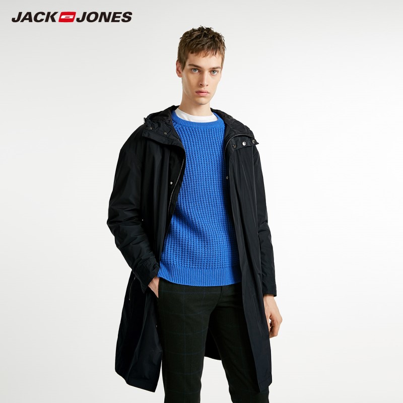 Men's autumn warm detachable liner hooded long padded coat jacket 218309505, Black
Men's autumn warm detachable liner hooded long padded coat jacket 218309505, Black