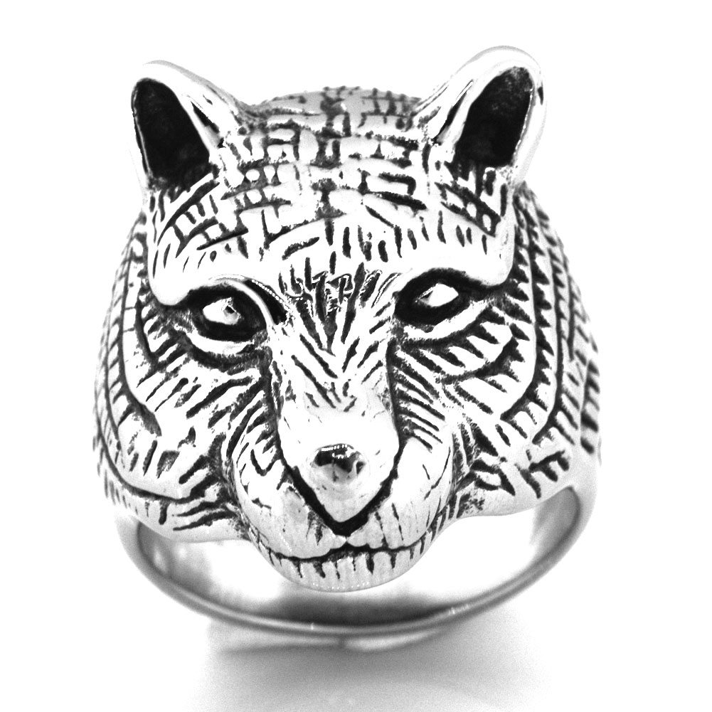 FANSSTEEL stainless steel mens or wemens jewelry VINTAGE PUNK Wolf Animal Ring GIFT FOR BORTHERS FSR20W41
FANSSTEEL stainless steel mens or wemens jewelry VINTAGE PUNK Wolf Animal Ring GIFT FOR BORTHERS FSR20W41